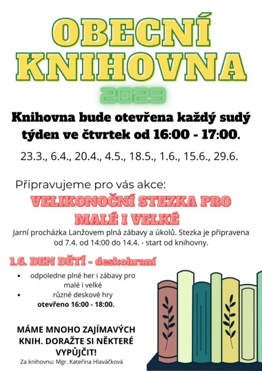Obecní knihovna Lanžov