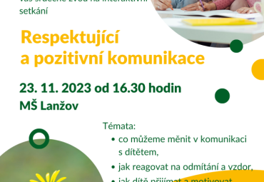 PŘEDNÁŠKA ve školce