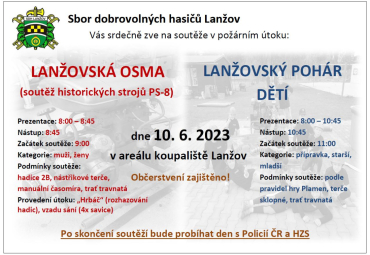 Lanžovská OSMA a Lanžovský pohár dětí